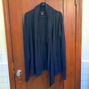Men’s Navy H&M Linen/Viscose Shawl Cardigan
